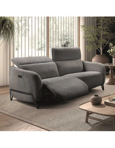 Canapé Relax 3 places Amsterdam gris