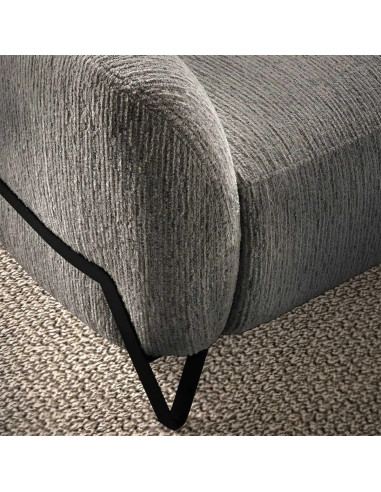 Canapé 2 places Amsterdam gris
