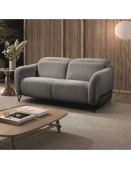 Canapé 2 places Amsterdam gris