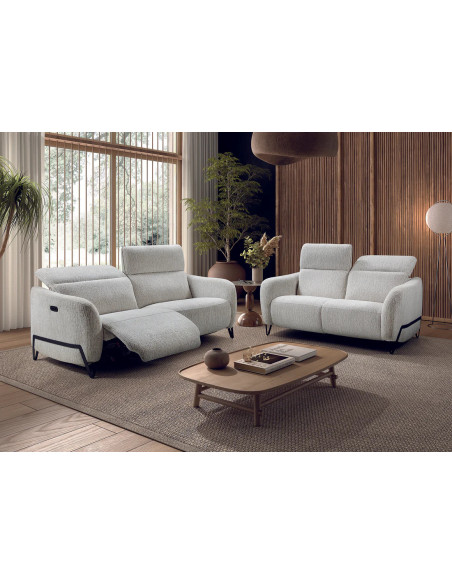 Canapé Relax 3 places Amsterdam beige