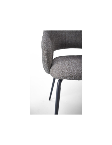 Fauteuil / chaise Queen - Coloris Taupe