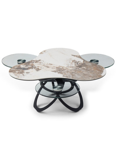 Table basse Trèfle Céramique Pandora