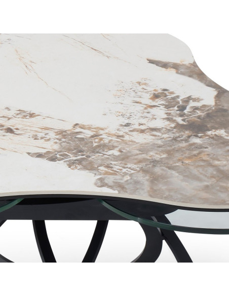 Table basse Trèfle Céramique Pandora