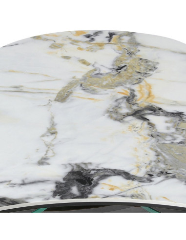 Table basse Trèfle Céramique Cold Jade