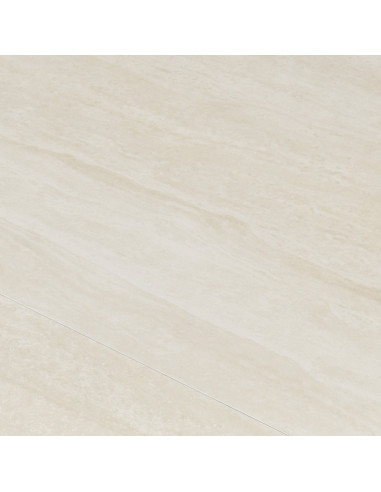 Table céramique Sofia à rallonges ronde Travertin