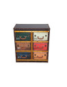 Commode Valises 6 tiroirs | Meuble vintage déco