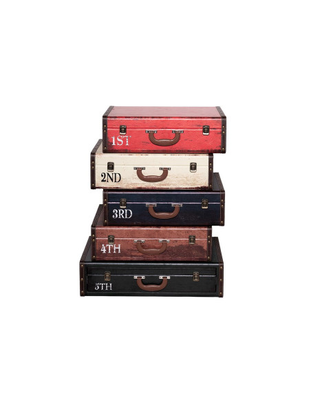 Commode Valises 5 tiroirs | Meuble vintage déco