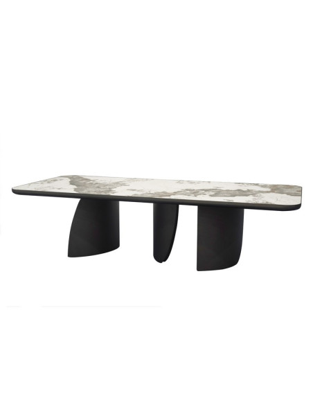 Table repas Johana bronze et céramique Pandora