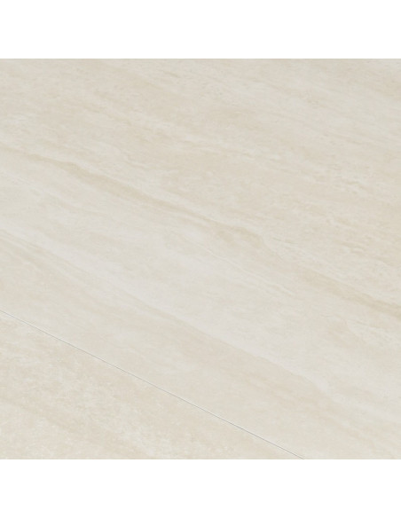 Table basse TREFLE Travertin 3 plateaux pivotants