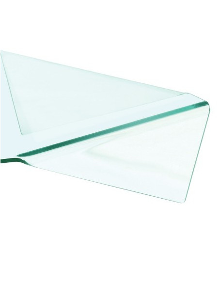 Table basse Easy carrée – 100% verre incolore