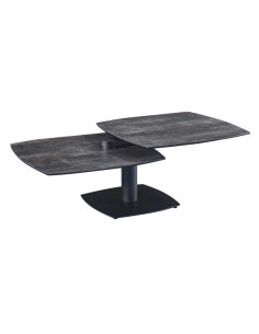Table basse Tonga Shadow céramique – plateaux pivotants