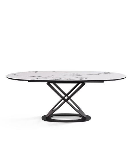 Table repas Laetitia piétement U contemporain | Côté Loges