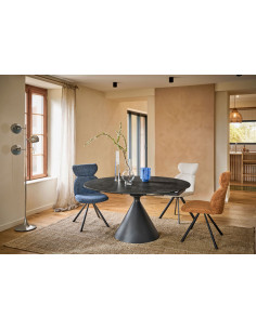 Table céramique ronde extensible OSAKA 95/150 cm 2