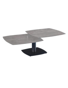 Table basse TONGA céramique Gris clair
