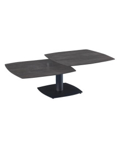 Table basse TONGA céramique Corten