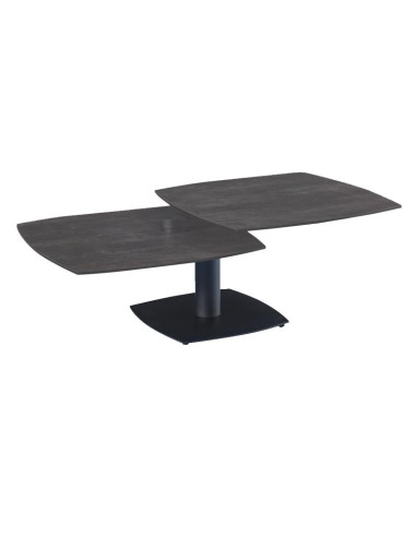 Table basse TONGA céramique Corten