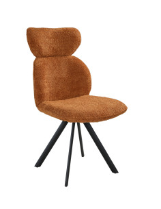 Chaise Bubble pivotante en tissu