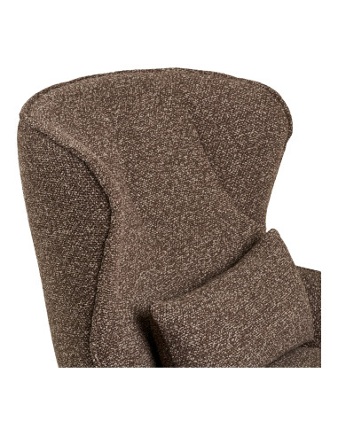 Détail dossier du fauteuil pivotant Blenheim