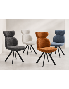 chaise bubble tissu