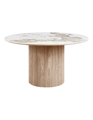 Table ronde en céramique Athènes 140 cm | Côté Loges