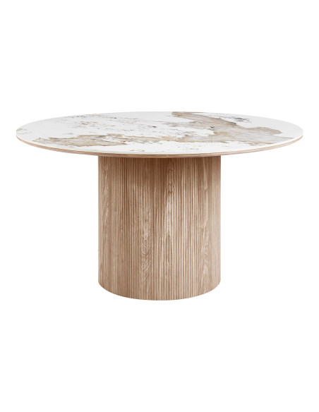 Table ronde en céramique Athènes 140 cm | Côté Loges