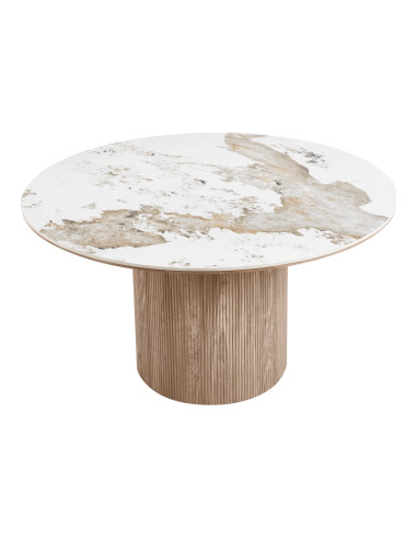 Table ronde en céramique Athènes 140 cm | Côté Loges