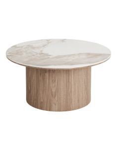 Table basse ronde en céramique Athènes 80 cm | Côté Loges