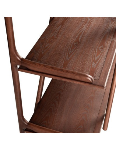 Étagère MÉLODIE Bois Noyer 200 cm | Côté Loges