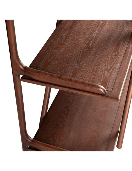 Étagère MÉLODIE Bois Noyer 200 cm | Côté Loges