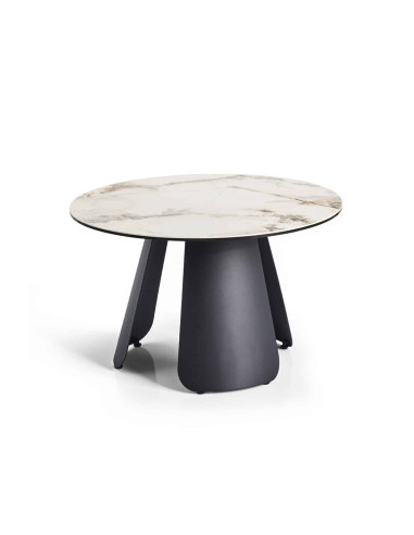 Table basse Corail céramique Quartz Ø75 cm | Côté Loges